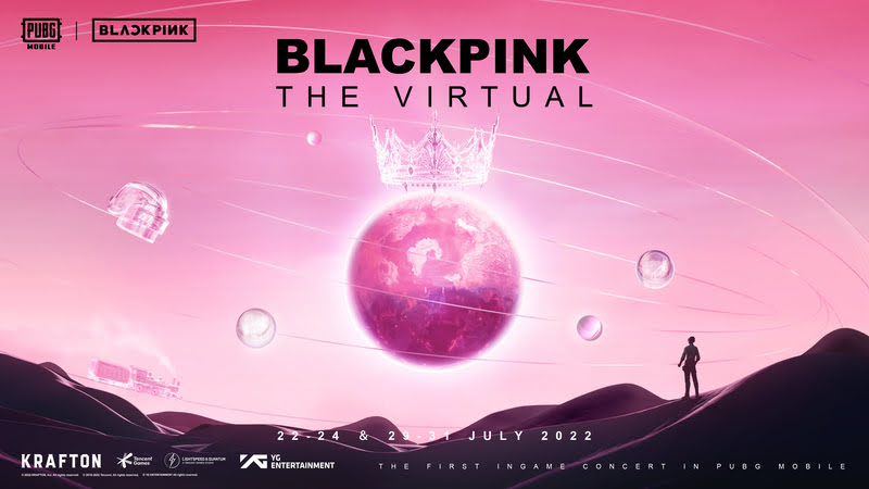 PUBG Mobile x Blackpink The Virtual Concert Promo Image