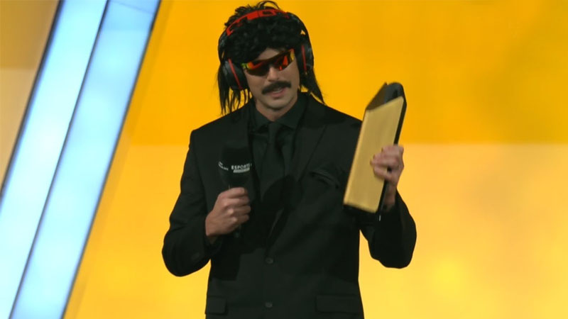 Dr Disrespect streamer of the year
