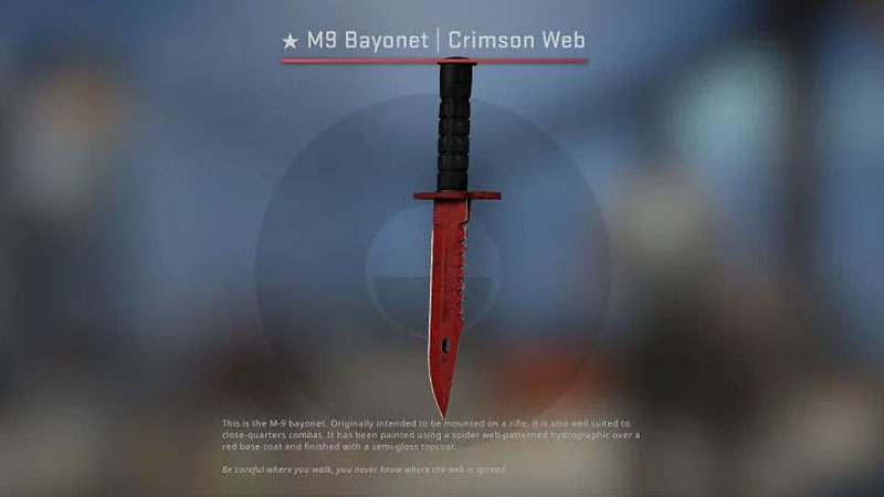 M9 Bayonet Crimson Factory New