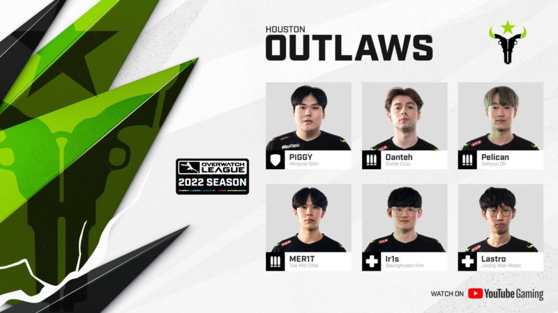 Outlaws OWL 2022 Roster